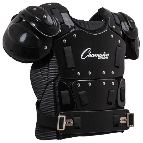 Champion Sports 17" Outside Plastic Shield Pro Model Umpire Chest Protector - Soft Foam Padded Chest Protector - Adult by Champion Sports - Image 2