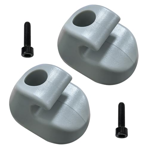 Truckingmann 2pcs Sun Visor Clip for Peterbilt Kenworth Visor Clip Kenworth T680 Accessories S16-1023-661 Gray Peterbilt Accessories (F01377-2)