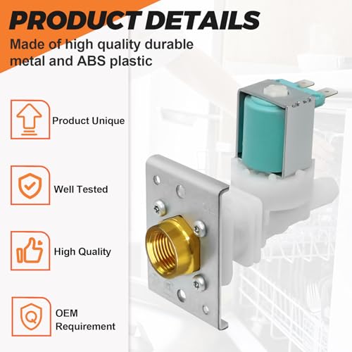 Beaquicy DD62-00084A vanne d'entrée d'eau pour lave-vaisselle Samsung - 3