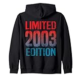 annata 2003 - limited edition 2003 compleanno felpa con cappuccio