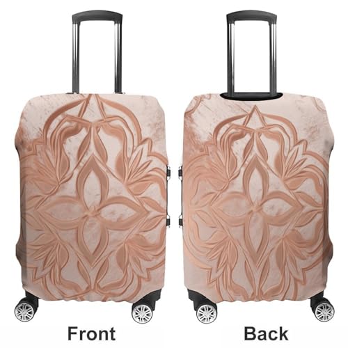 Rose Gold Luggage Cover, Washable Elastic Suitcase Cover Protector Fit 18-32 Inch Luggage3