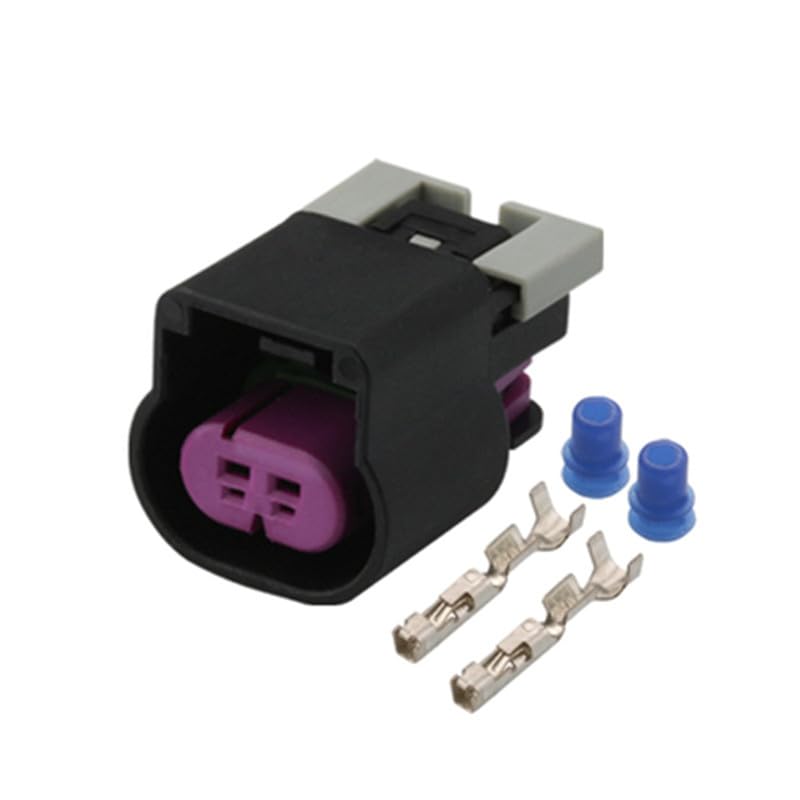 2 Pin/Way Automotive Oil Pump Plug Waterproof Connector for Delphi 15326806 15326801 - (Color Name: Female)