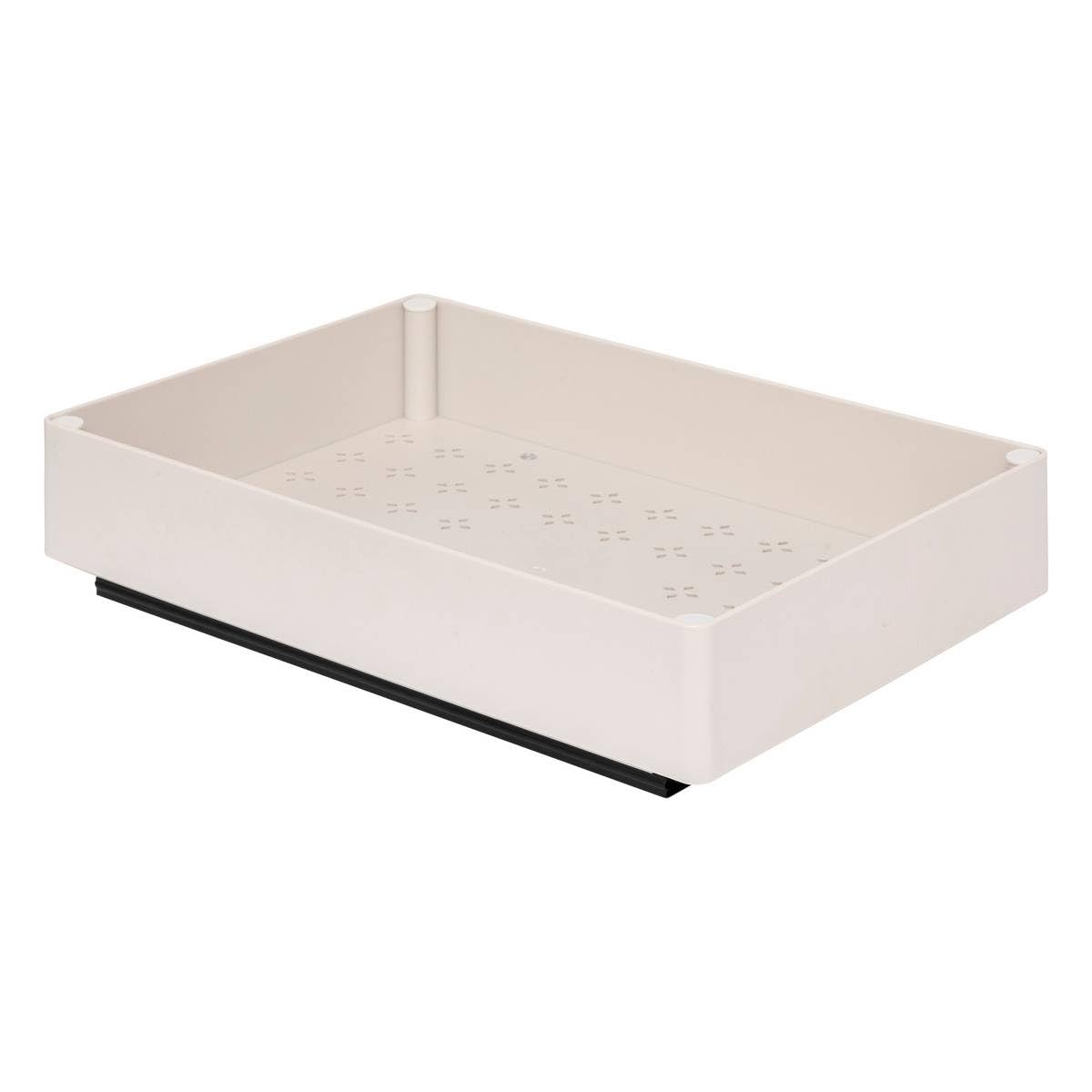 5Five - Organisateur de Placard STORA Beige en Plastique - 40x26,​9x8,​2cm - Accessoire Organisation, Utilisation Quotidienne