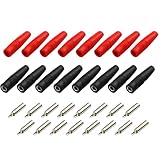 【Matériau de haute qualité】Fabriquées en PVC souple de haute qualité avec connecteurs métalliques conducteurs, ces fiches banane offrent une excellente durabilité, une bonne isolation et une transmission stable du signal pour une utilisation prolongée.