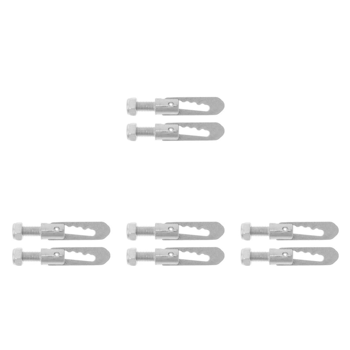 TEHAUX 8 LKW Anhängerverriegelung Federbolzen 12 MM X 25 MM Verzinkt