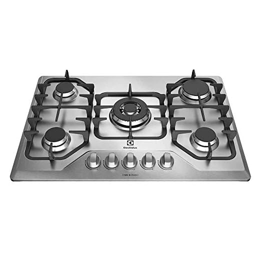 Cooktop Electrolux GF75X a Gás 5 Queimadores Inox - Bivolt