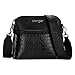 Wrangler tote bag for womens purses and handbags for women Crocodile black satchel bags 3pcs purse set gifts medium crossbody with guitar strap WG3-B8321BK