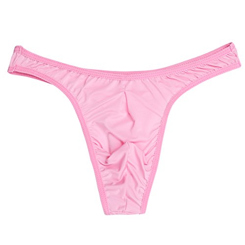 CHICTRY Men's Sexy Underwear Low Rise Sissy Pouch Bikini Briefs Thong Underpants4