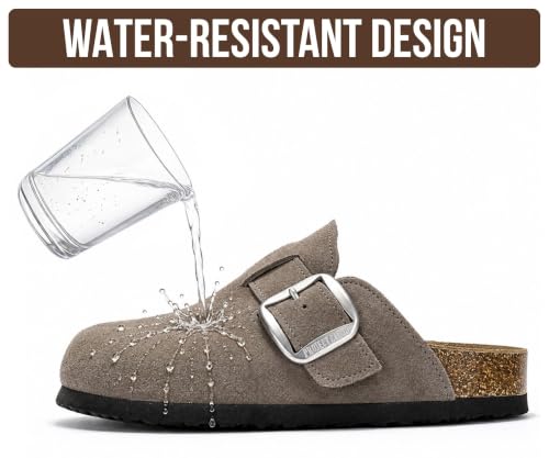 Image of 100% Genuine Leather Clogs for Women Footwear - Fall Shoes for Women