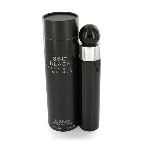 Perry Ellis 360 Black By Perry Ellis For Men Eau De Toilette Spray 6.8 oz