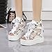 Plataforma de mujeres Mary Jane Wedge Bat Sandalias de la cadena del corazón abierta Tobillo del tobillo gótico Lolita Plataforma Pombas zapatos zapatos Imagen de Plataforma de mujeres Mary Jane Wedge Bat Sandalias de la cadena del corazón abierta Tobillo del tobillo gótico Lolita Plataforma Pombas zapatos zapatos