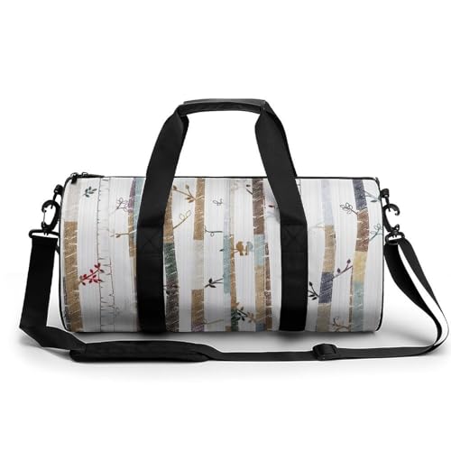 Sac de voyage weekend Arbre et Oiseau pour s'évader en camping