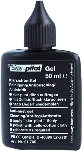Gel transparent Pilot anti-buée de précision pour une clarté optique durable