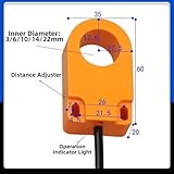 High Sensitivity Annular Proximity Sensor for Metal Detection Fast Response with DC 12 24V Voltage Support ABS Flame Resistant Housing NPN PNP Output Signal Light (SZ-M60-3DN) - Image 7