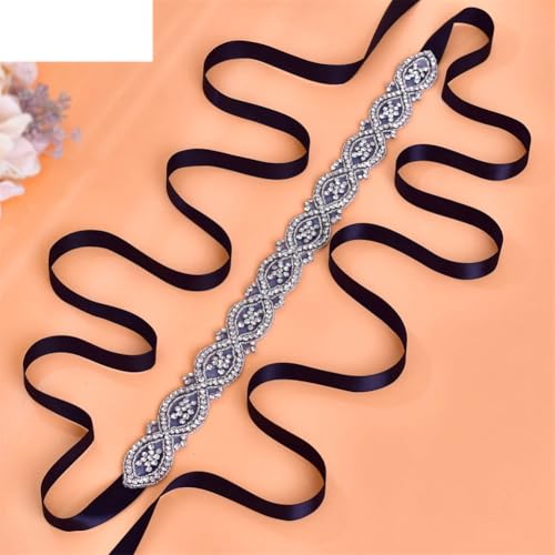 Bridal Gown Belt Rhinestones Wedding Accessories Belt Banquet Evening Gown Waist Decoration3