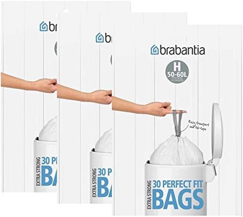 Brabantia Bin Liners 50-60 Litres (H), pack of 30