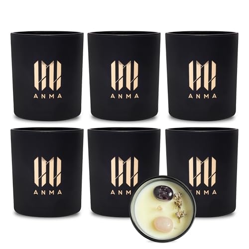 ANMA Luxury Candles - Pink Champagne Fragrance - Handcrafted Soy ...