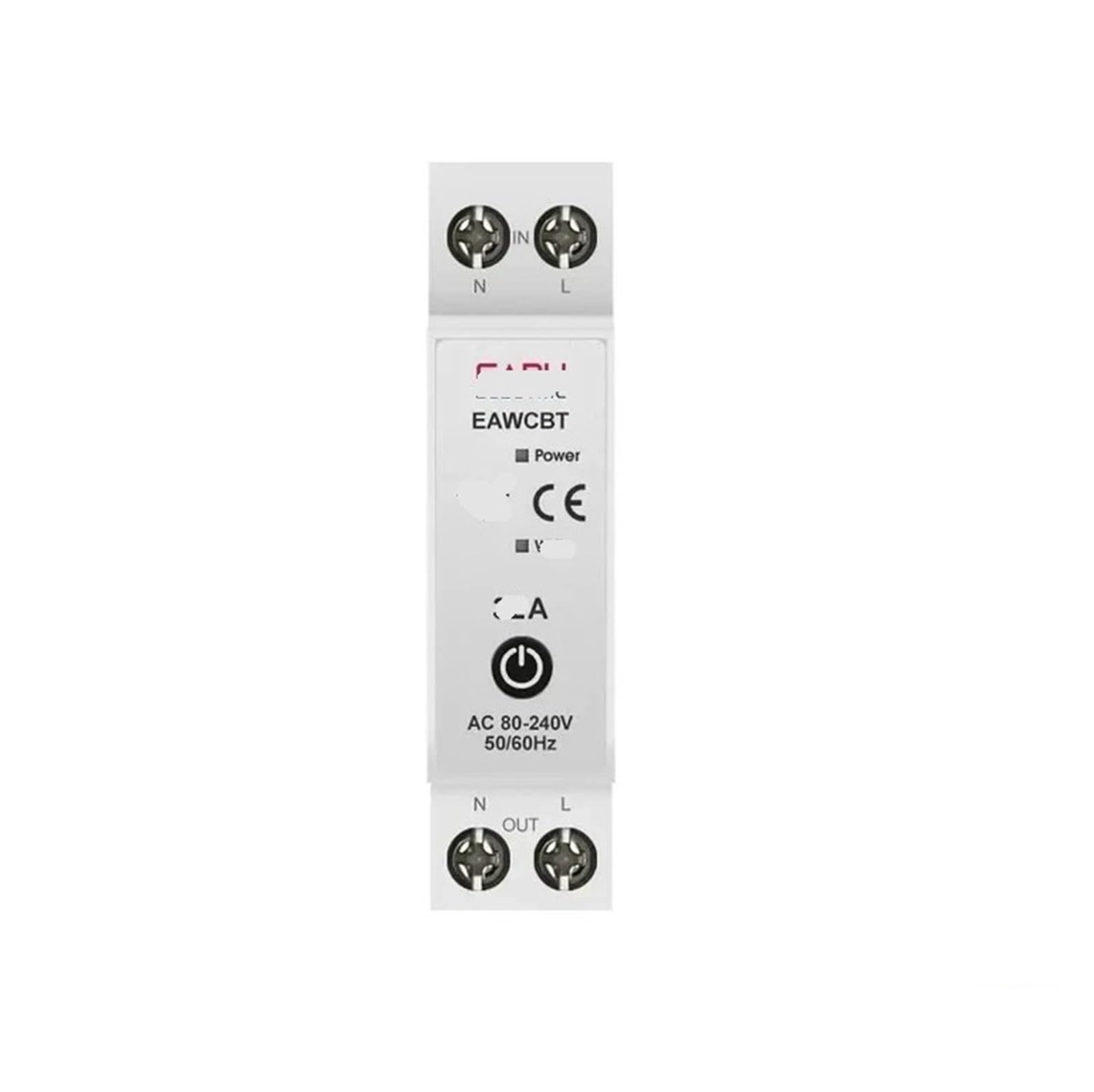 VSPPJYFG Intelligent Circuit Breaker 1P 63A Power Energy kilowatt-Hour Voltage and Current Meter Protector Voice Remote Control(40a)