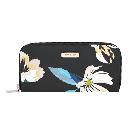Travelon RFID Blocking Single Zip Wallet