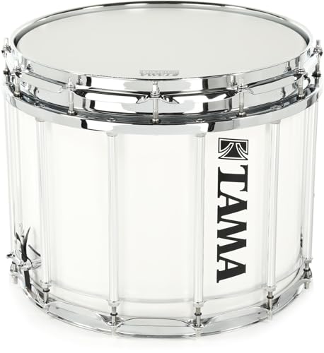 Tama StarLight Marching Snare Drum - 12-inch x 14-inch, Sugar White