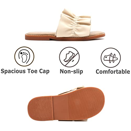 Image of THEE BRON Girls Cute Slip-On Slippers Stylish Sandals for Toddlers & Kids