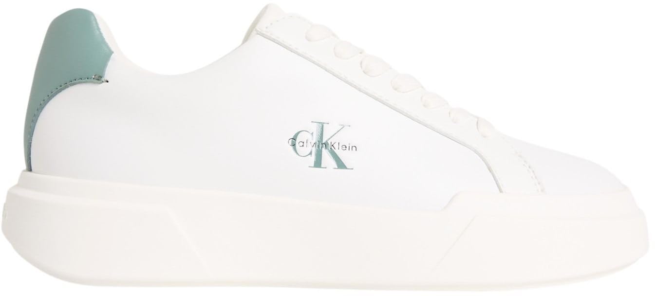 Calvin Klein Damen Cupsole Sneaker Chunky Laceup aus Leder