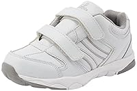 Grosby Unisex Kids Hewitt Cross Trainer, White/Grey, UK 11/US 12