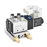 【Collettore integrato a 2 spazi】 Questo prodotto è un collettore con valvola solenoide a 2 spazi che integra 2 valvole individuali su un'unica base robusta. Questo design integrato semplifica l'installazione e consente di risparmiare spazio