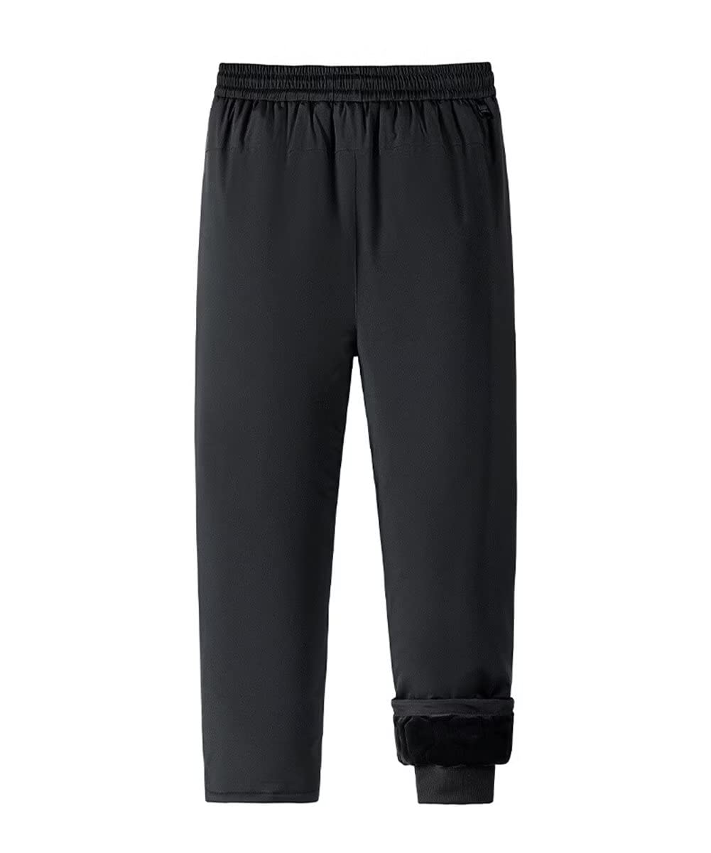 Pantalon Polaire pour Hommes Joggers Hiver Thermique Pantalon Chaud Pantalon de survêtement Bas de Jogging pour la Course Fitness Workout Casual