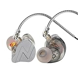 ZYMIADOU Cuffie per monitor ad alto orecchio Cavo staccabile Isolamento acustico Design ergonomico Lega Resina Housing Sound In Ear Monitor