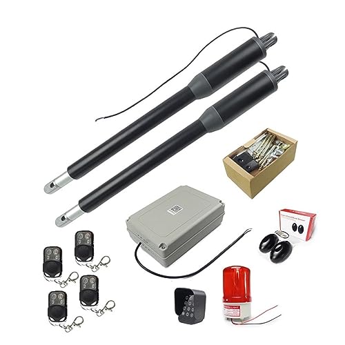 Motor Puerta Corredera, Actuador de controlador de puerta oscilante de 200 kg, de Motor de puerta de abridor de traje, puerta automática(Kit 7)