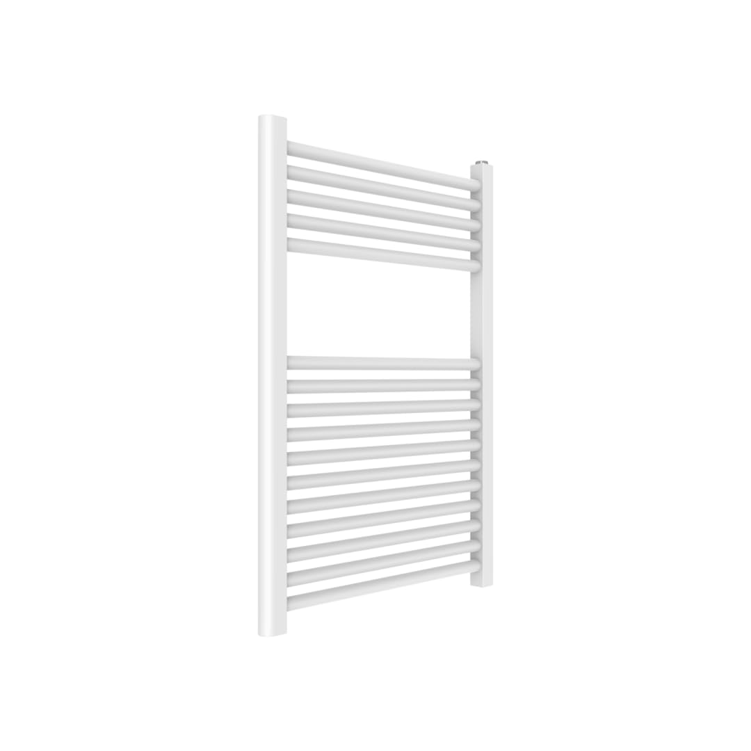Kiamami Valentina - Sèche-serviettes petit pour salle de bain 55x77 blanc avec 16 tubes