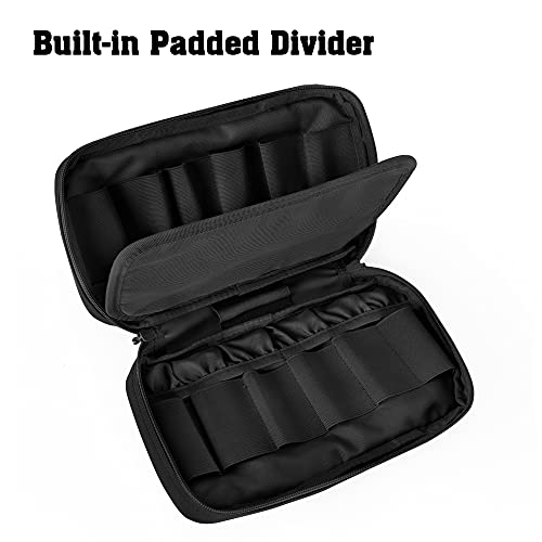 Dsleaf Tactical Pistol Magazine Storage Bag, Molle Mag Pouch Hold Up To 13X Standard Single/Double Stack Magazines For Medium And Large Handguns (Patent Design) #TOP4