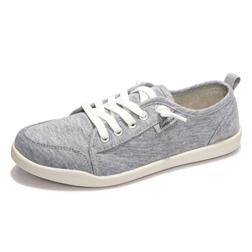 Image of Womens Slip On Shoes, Casual Canvas Tennis Sneaker Shoes