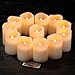 NBGRLVS qinxiang Flameless Candles Battery Operated Candles Set of 12(D3 x H4) Pillar Real Wax Led Candles with Remote Timer