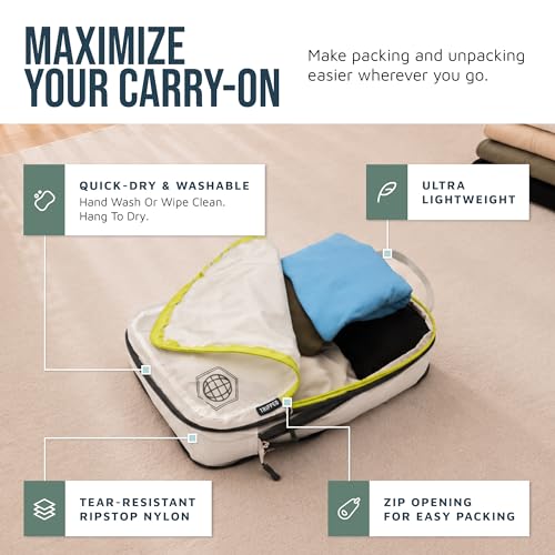 Cubes d'emballage compression TRIPPED pour éviter le désordre dans le sac de voyage - 3