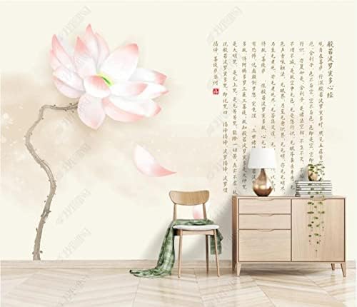 Amazon 壁布3dステレオ画像壁紙般若心経装飾画手描き禅背景壁 250cmx175cm 98 4x68 9inch 壁紙