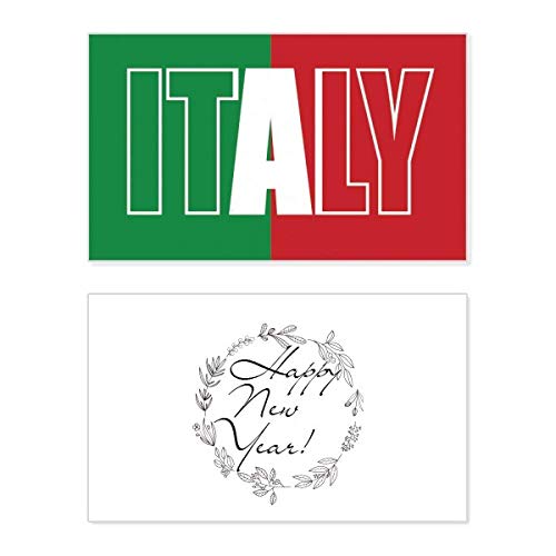 Tarjeta conmemorativa de Año Nuevo italiana para decorar tu hogar estas fiestas 1