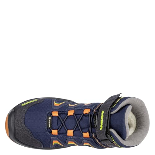 LOWA Stiefel mittel MADDOX WARM GTX MID JR navy/orange, 34