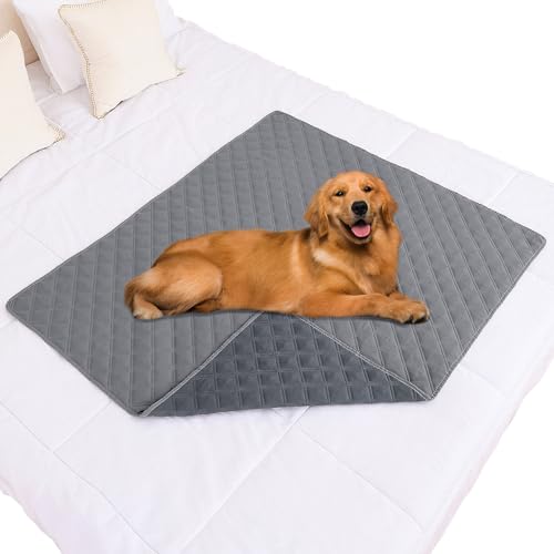 Smiry Waterproof Dog Blanket, Reversible Dog Bed Cover Pet Blanket, Soft Pet Couch Covers for Sofa Washable, Bed Couch Sofa Furniture Protector for Puppy Cat Kids (40