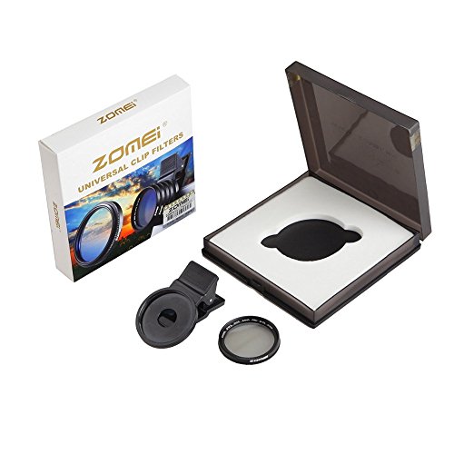 Zomei Flycoo Profesional Circular polarizador de Vidrio, Lente para teléfono móvil CPL Filtro 37mm para iPhone 6s Plus 7 Samsung Galaxy S8 Android Smartphones - imagen 7