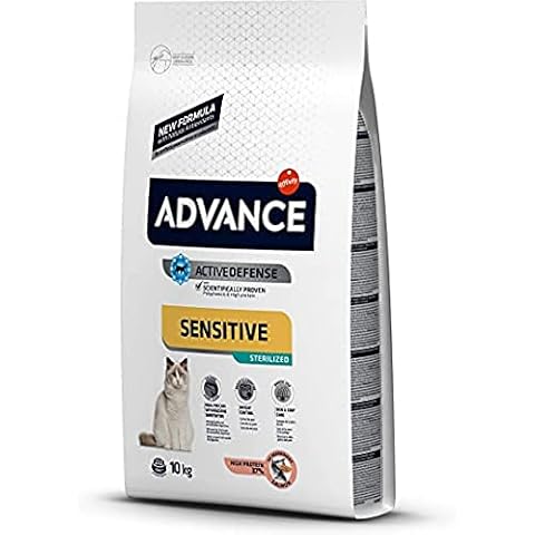Advance Cat Adult Sensitive Sterilized con Salmón, 10kg Cover