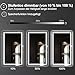 baklon Badspiegel mit Beleuchtung 100x60cm, Badezimmerspiegel Wandspiegel und Touch-Schalter, IP65-Led-Spiegel-Bad mit Speicherfunktion, 3 Farbtemperatur,Horizontal/V... HD Hartglas
