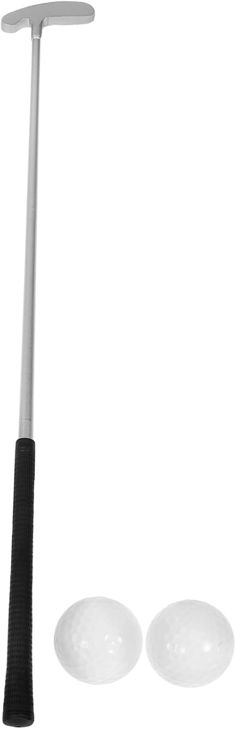 Golf Putter Practice Set 3-Section Zinc Alloy Right-Hand Training Putter for Backyard Practice Sturdy and Wear-Resistant Golfing Tool