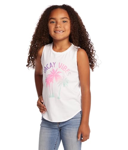 CHASER Girls' Vacay Vibes Tank Top (Toddler/Little Kids) - Main Image