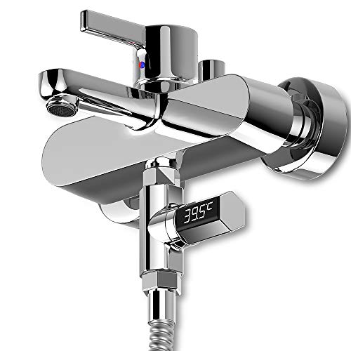 Monitor de medidor de temperatura da água Display LED Torneira Chuveiro Termômetro Monitor de temper