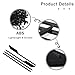 HIRUFAIT Car Side Body Molding Trim for Toyot@ Tundra 2022 2023 2024 Accessories, ABS Door Side Decorative Strip Bumper Protector Scratch-Proof 4Pcs (Glossy Black)