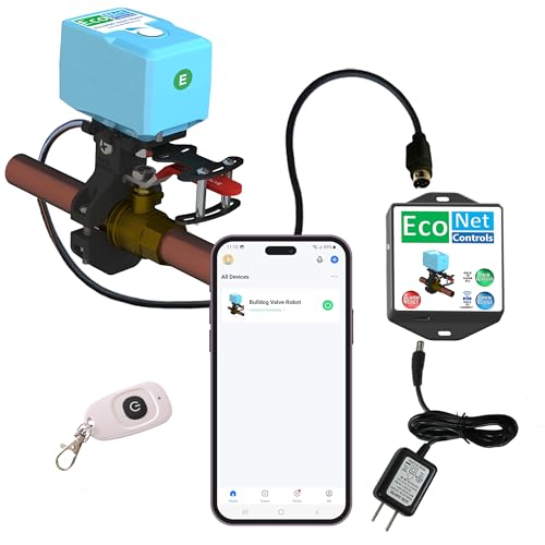 EcoNet Controls EVC300-HCLXL-WIFI, Bulldog-WIFI Valve Robot, Valves up to 1.5 inches Works with...