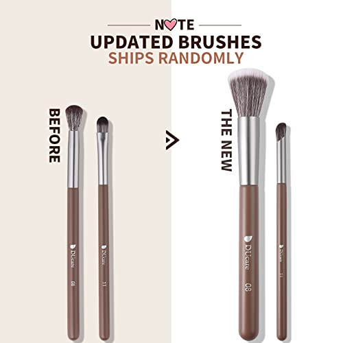 DUcare Makeup Brushes Professional with Bag 22Pcs Makeup Brush Set Premium Synthetic Kabuki Foundation Blending Brush Face Powder Blush Concealers Eye Shadows with Case - Image 3
