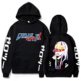 GO2COSY Anime Darling in the FranXX Hoodie Zero Two Sweatshirt Sweater Jacket Hooded Pullover Fleece Style G